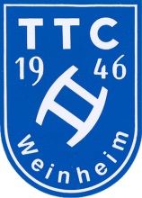 Vereinswappen TTC 1946 Weinheim