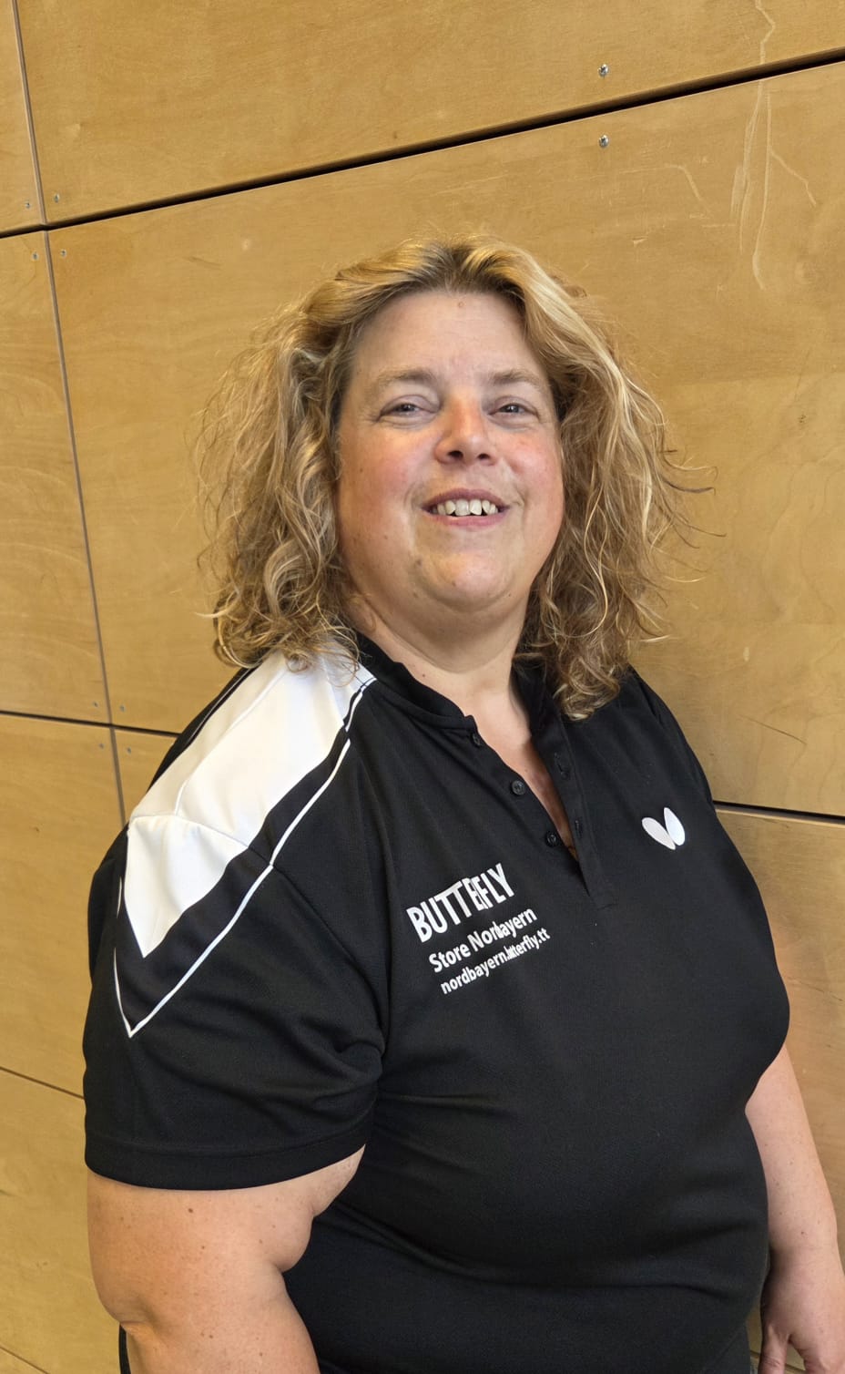 Silke Baumbach im Butterfly-Trikot